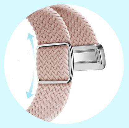 "Silver Loop" Armband aus Nylon